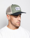 Latitude bleu marine / vert / beige