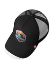 Gorra trucker deportiva unisex para hombre y mujer Born to Surf Navy Blue