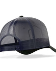Gorra trucker deportiva unisex para hombre y mujer Born to Run Green / Blue