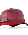Gorra trucker deportiva unisex para hombre y mujer Born to Be Free White / Red / Blue