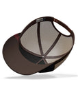 Gorra trucker deportiva unisex para hombre y mujer Born to Be Free Blue / Brown