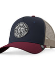 Gorra trucker deportiva unisex para hombre y mujer Born to Be Free Blue / Grey / Red