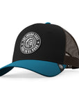 Gorra trucker deportiva unisex para hombre y mujer Born to Be Free Blue / Brown