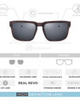 Gafas de Sol Polarizadas Polar Wood Black 24 025 05 - Gafas de Sol Hombre - Gafas de Sol Mujer
