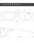 Gafas de Sol Polarizadas Outbreak Black Black 24 026 01 - Gafas de Sol Hombre - Gafas de Sol Mujer