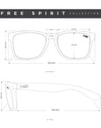 Gafas de Sol Polarizadas Free Spirit Black Blue 24 027 05 - Gafas de Sol Hombre - Gafas de Sol Mujer