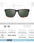 Gafas de Sol Polarizadas Freeride Tortoise Green 24 029 08 - Gafas de Sol Hombre - Gafas de Sol Mujer