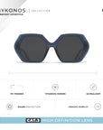 Mykonos Blue / Black