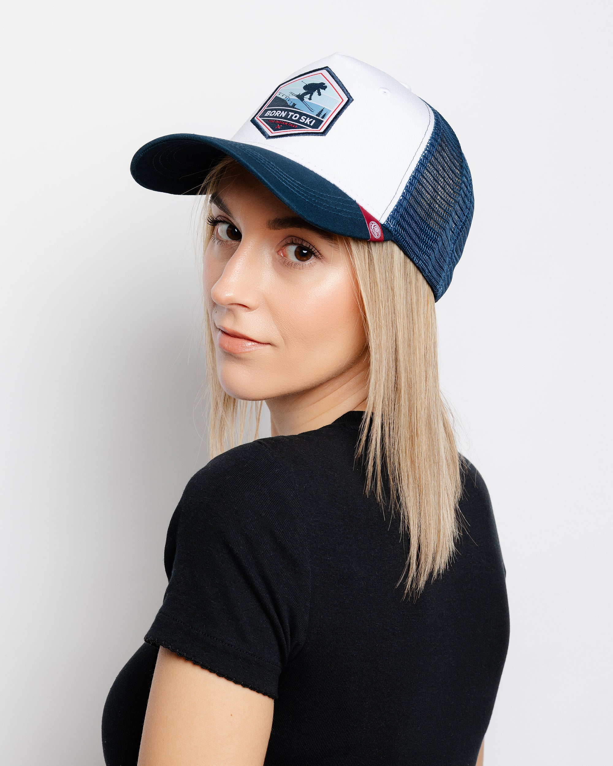 Born to Ski White / Blue