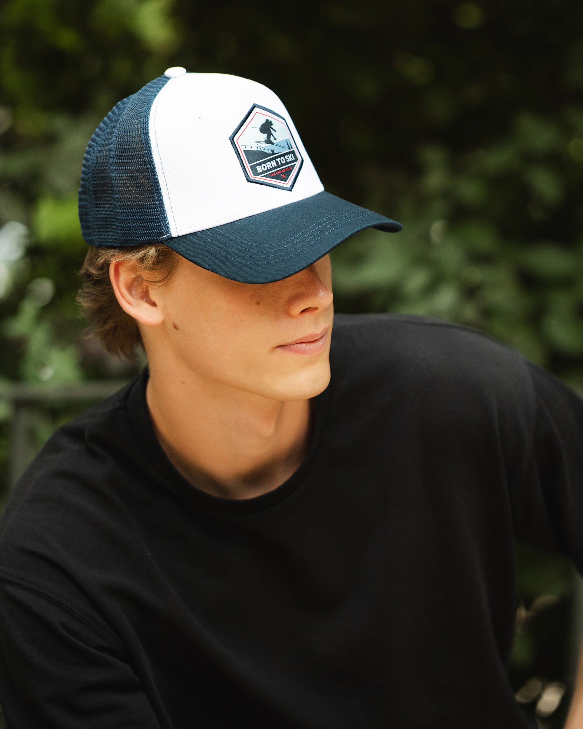 Born to Ski White / Blue