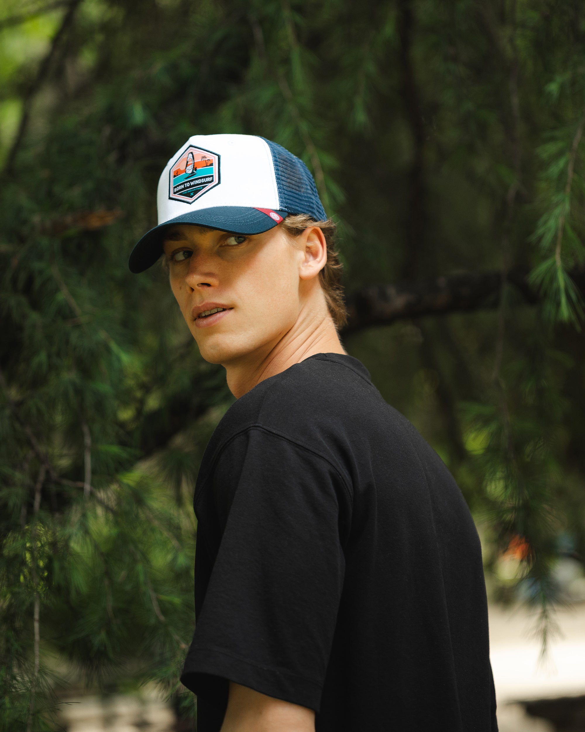 Born to Windsurf White / Blue