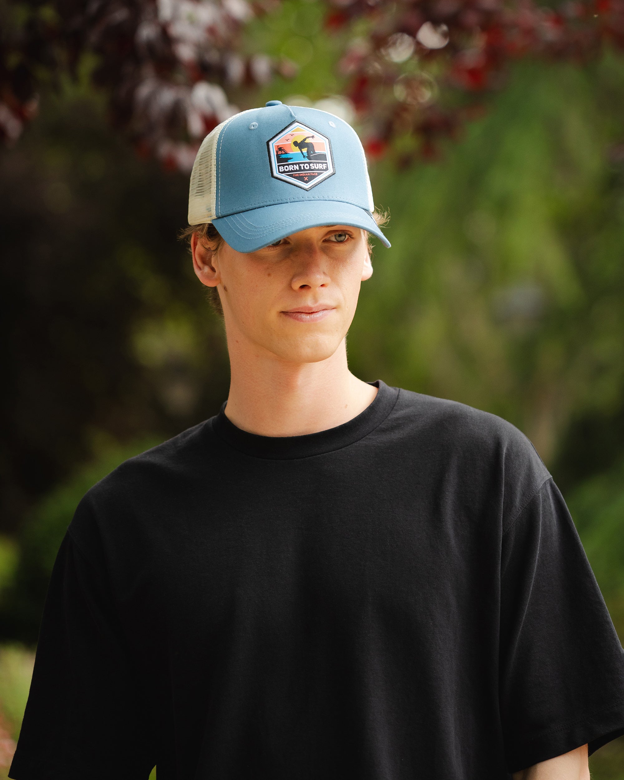 Né pour surf bleu / blanc