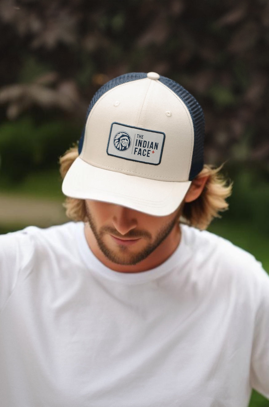 Latitude Beige / Navy Blue