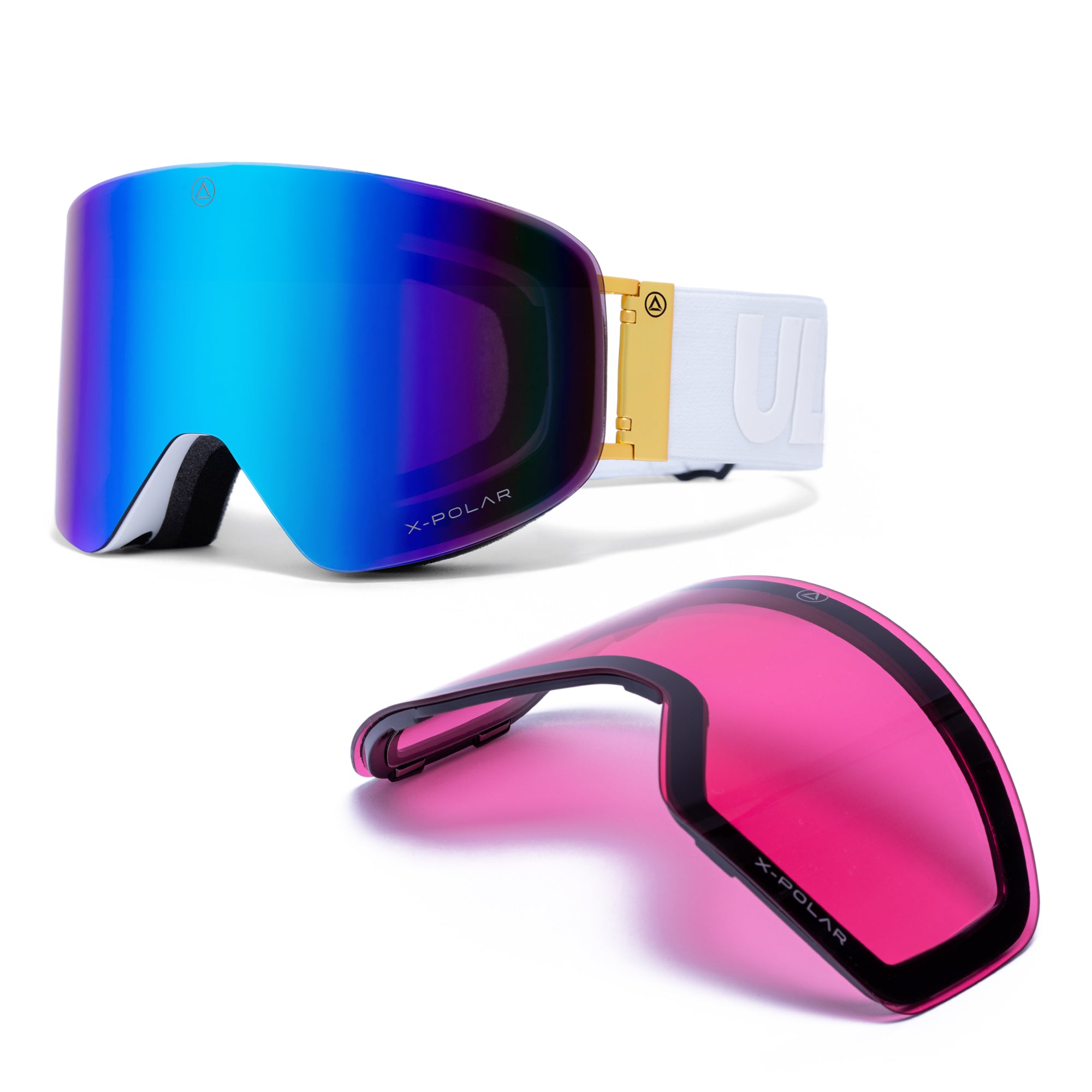 Freeride Acier Blanc / Or