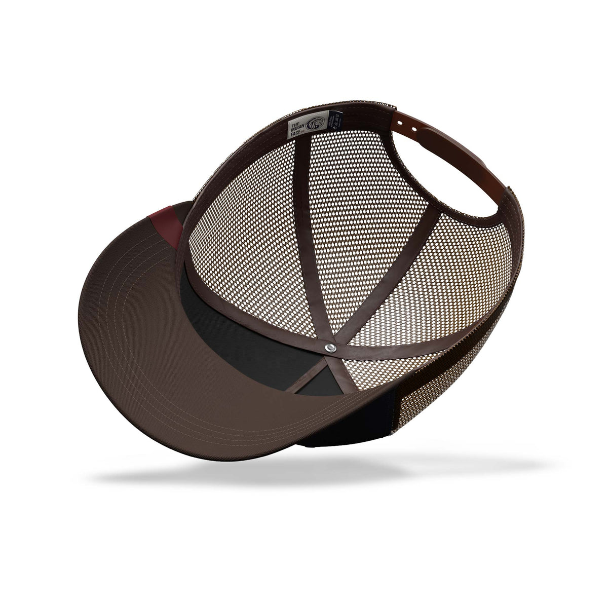 Gorra trucker deportiva unisex para hombre y mujer Born to Ultratrail Blue / Brown