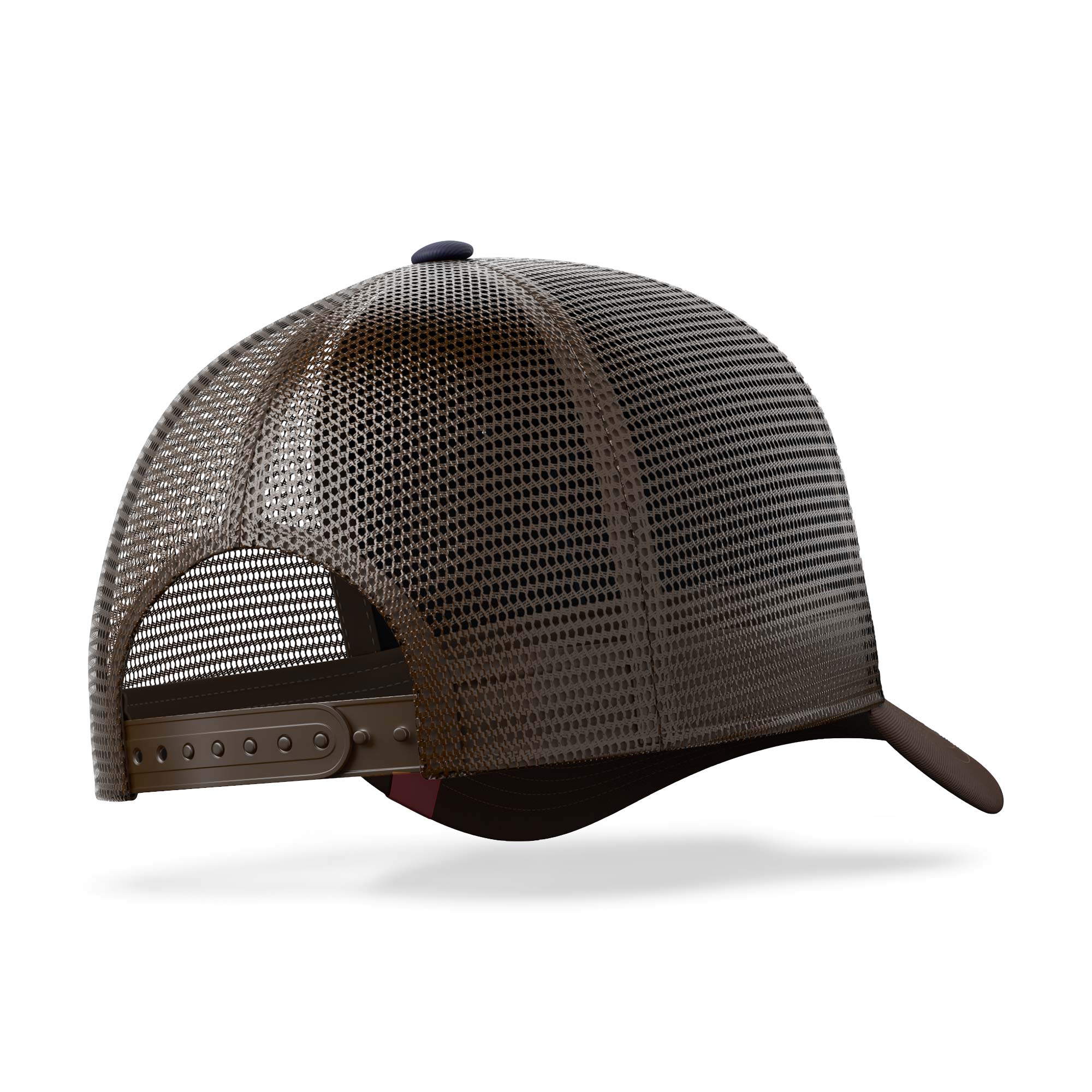 Gorra trucker deportiva unisex para hombre y mujer Born to Climb Blue / Brown