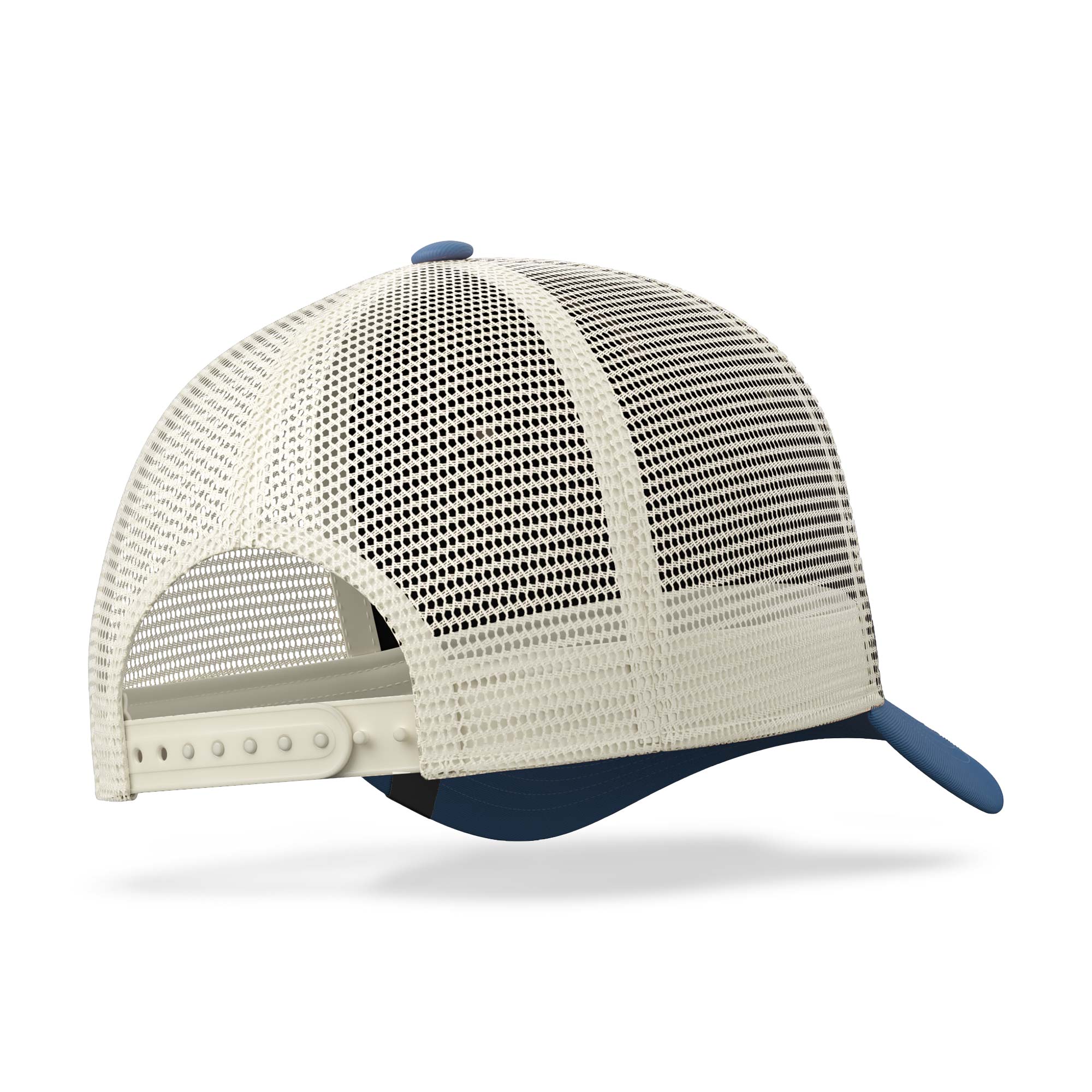 Gorra trucker deportiva unisex para hombre y mujer Born to Surf Blue / White