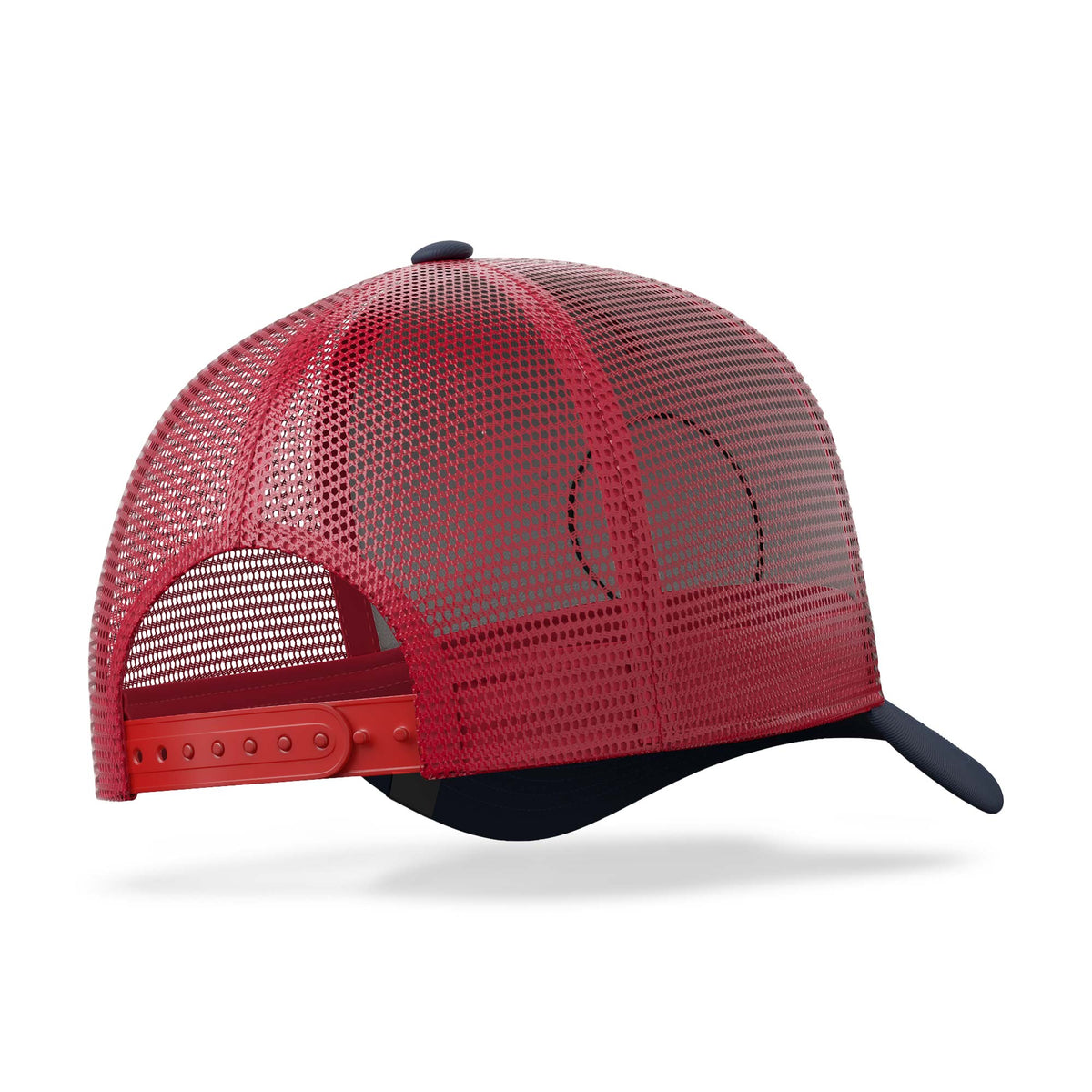 Gorra trucker deportiva unisex para hombre y mujer Born to Be Free White / Red / Blue