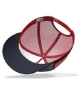 Gorra trucker deportiva unisex para hombre y mujer Born to Be Free White / Red / Blue
