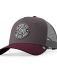 Gorra trucker deportiva unisex para hombre y mujer Born to Be Free Grey / Red