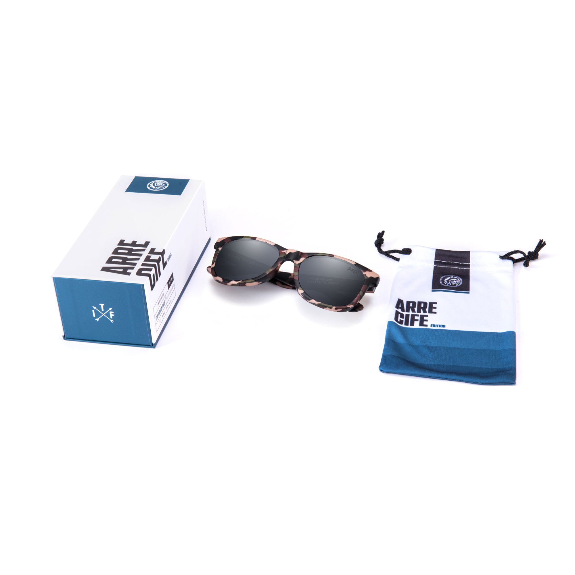 Gafas de Sol Polarizadas Arrecife Camo Black 24 024 10 - Gafas de Sol Hombre - Gafas de Sol Mujer