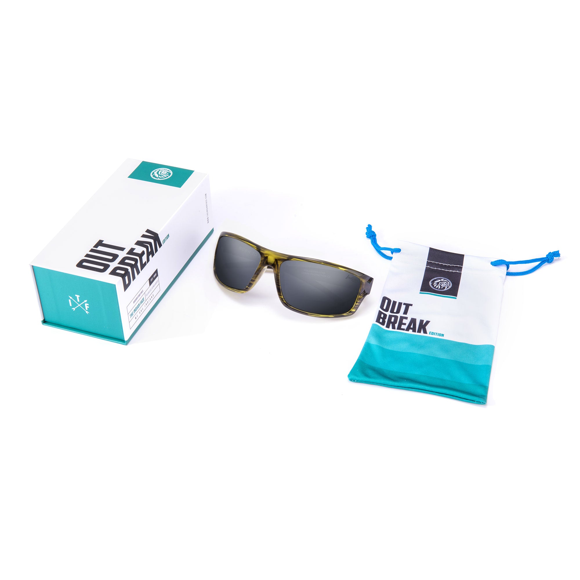 Gafas de Sol Polarizadas Outbreak Green Haze Black 24 026 04 - Gafas de Sol Hombre - Gafas de Sol Mujer
