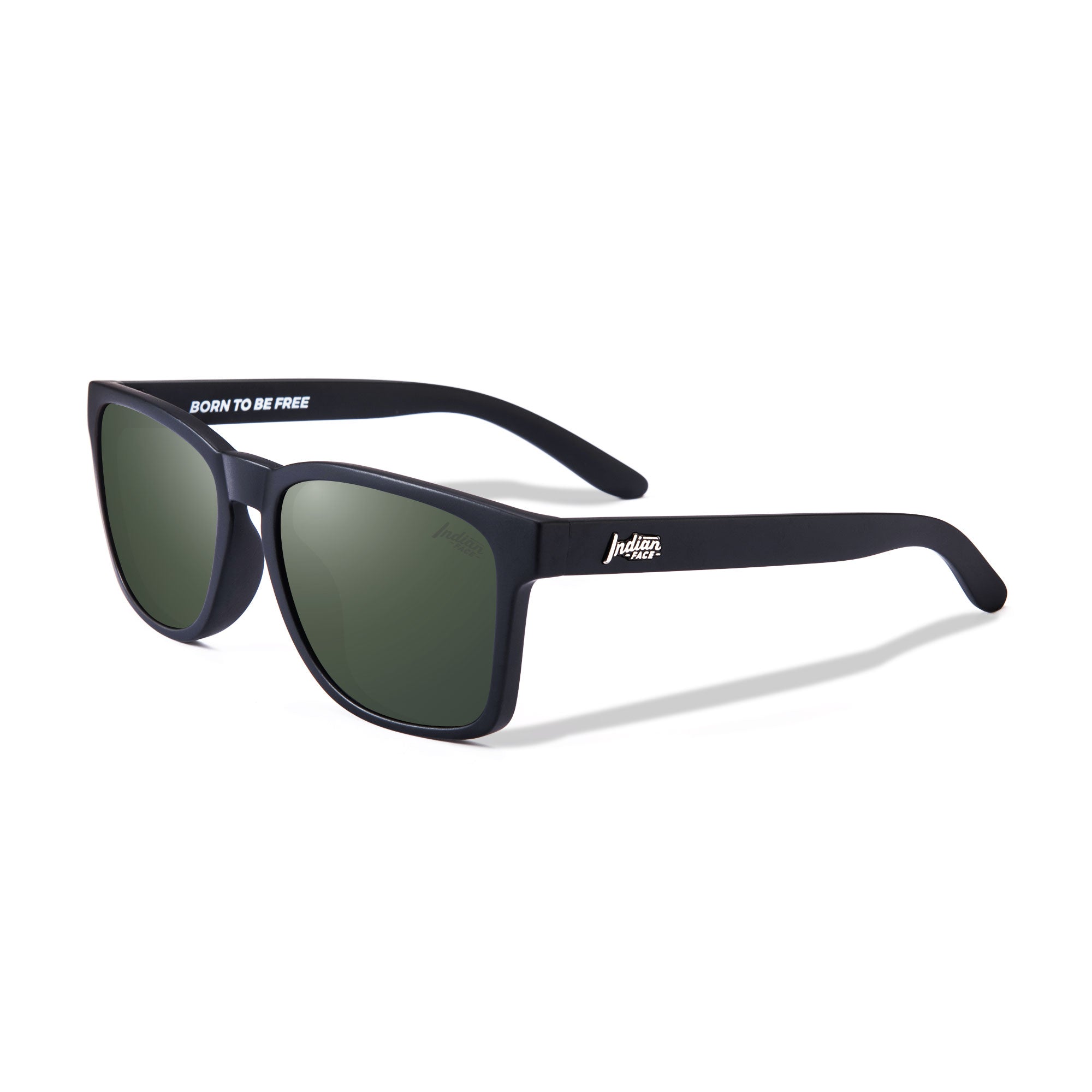 Gafas de Sol Polarizadas Free Spirit Black Green 24 027 02 - Gafas de Sol Hombre - Gafas de Sol Mujer