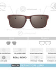 Gafas de Sol Polarizadas Freeride Wood Brown 24 029 10 - Gafas de Sol Hombre - Gafas de Sol Mujer