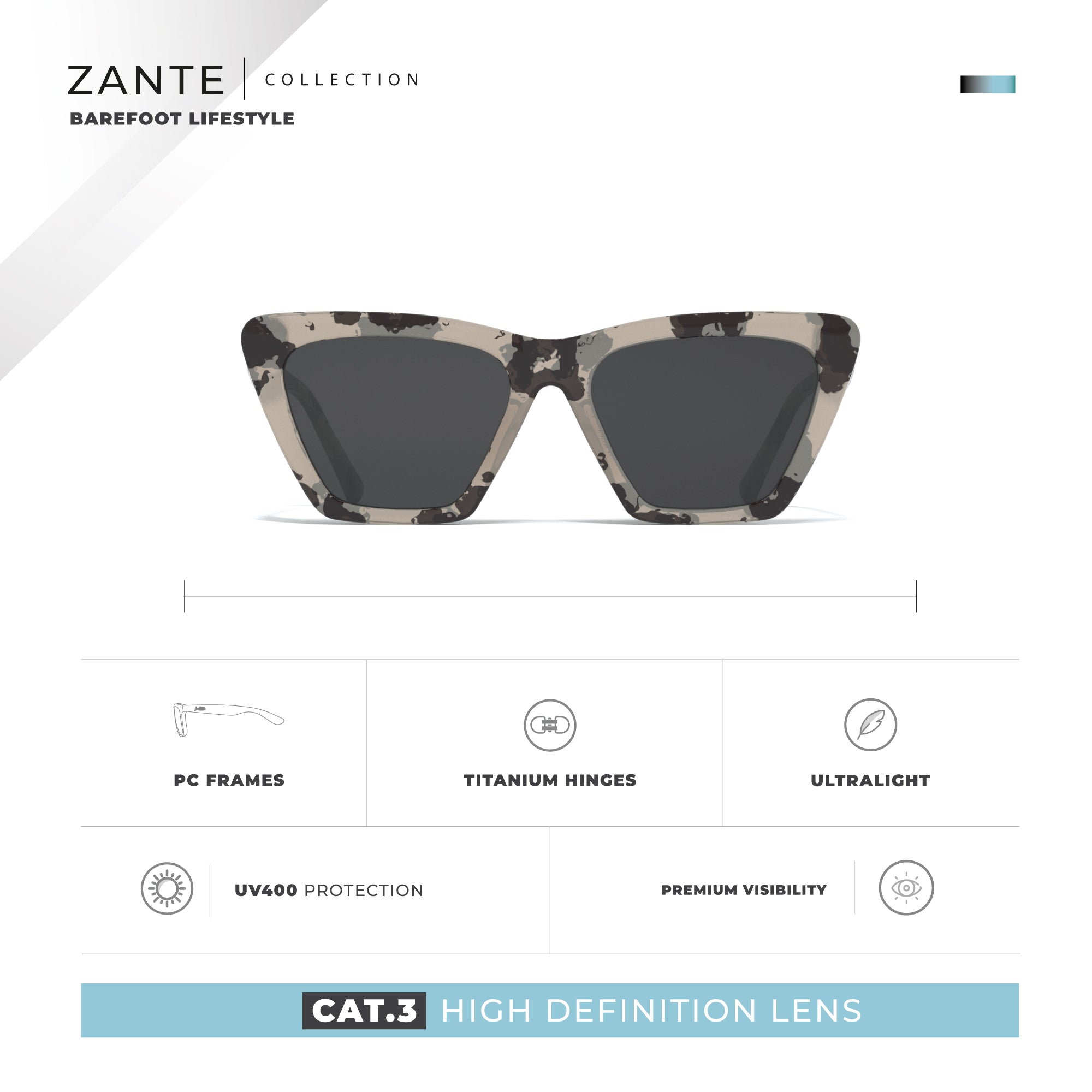 Zante Schildkröte / Schwarz