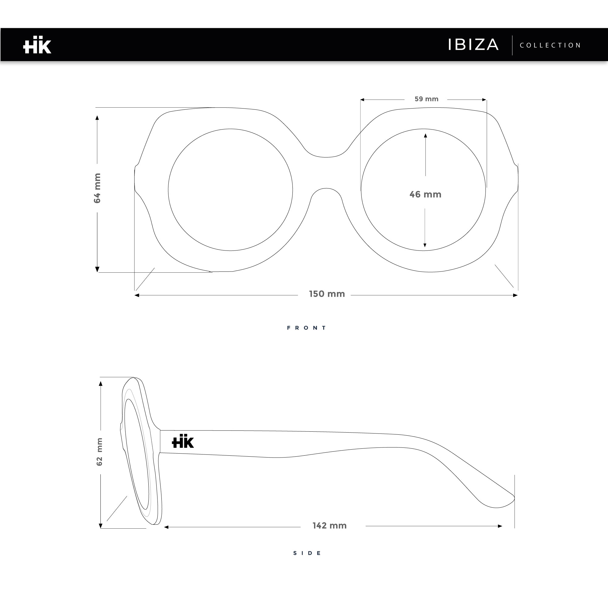 Ibiza Tortoise / Black