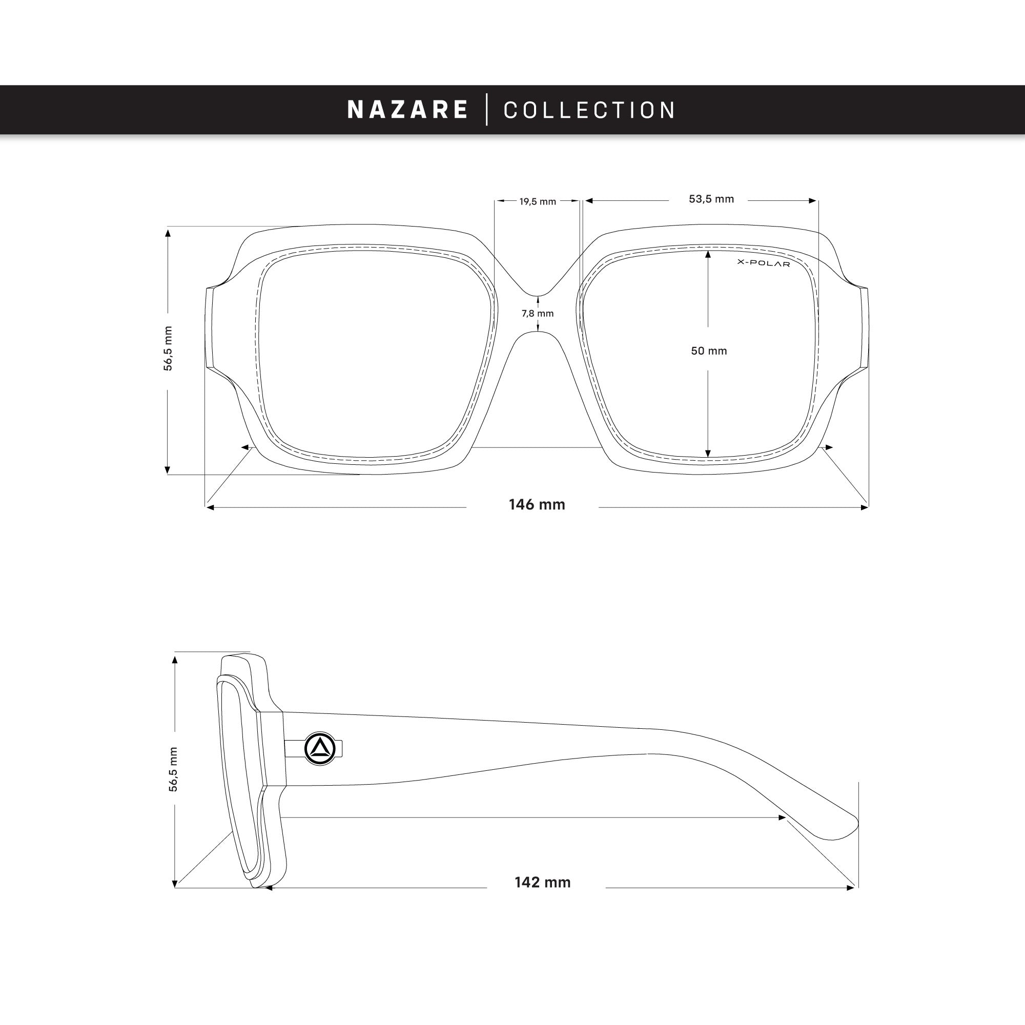 Nazare Black Tortoise / Blau