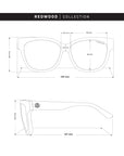 Redwood White Tortoise / Black